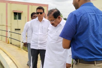 ತುಮಕೂರು ಕುಡಿಯುವ ನೀರಿನ ಬಗ್ಗೆ ಪರಿಶೀಲನೆ