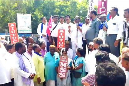 Shahbad ರಸ್ತೆಗಾಗಿ ರಸ್ತಾ ರೋಕೊ ಚಳುವಳಿ ಮಾಡಿದ ಹೋರಾಟಗಾರರು