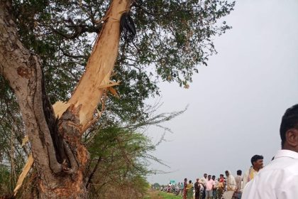 ಸಿಡಿಲು ಬಡಿದು ಇಬ್ಬರು ವ್ಯಕ್ತಿಗಳು ಸಾವು, ಕಲಬುರ್ಗಿ ಜಿಲ್ಲೆಯ ಚಿತ್ತಾಪುರ